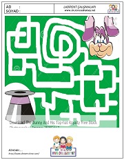 okul öncesi labirent bulmacai çalışma sayfaları